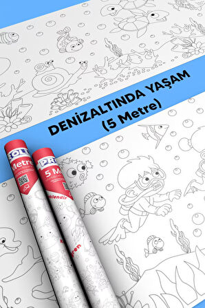 Denizaltı Boyama Kağıdı