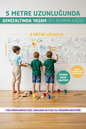 Denizaltı Boyama Kağıdı