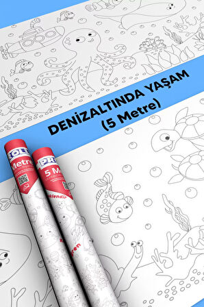 Denizaltı Boyama Kağıdı
