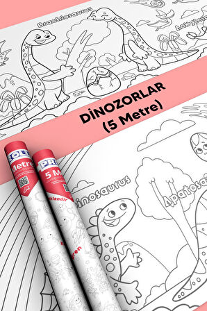 Dinozor Boyama Kağıdı