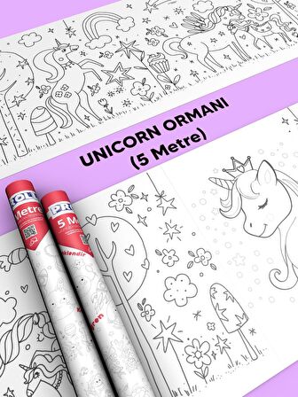 Unicorn Boyama Kağıdı