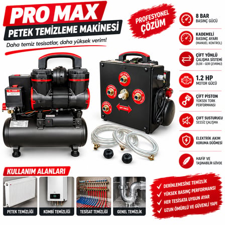 Pro Max Çift Yönlü Petek Temizleme Makinesi