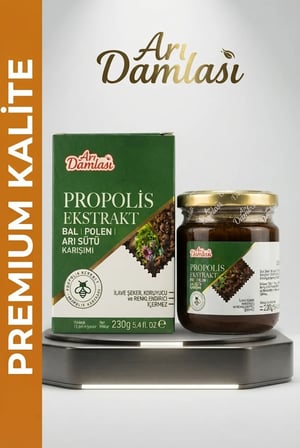 Arı Damlası 2'li Macun Setleri –Propolis Ekstraktlı-Polen İçerikli Macun