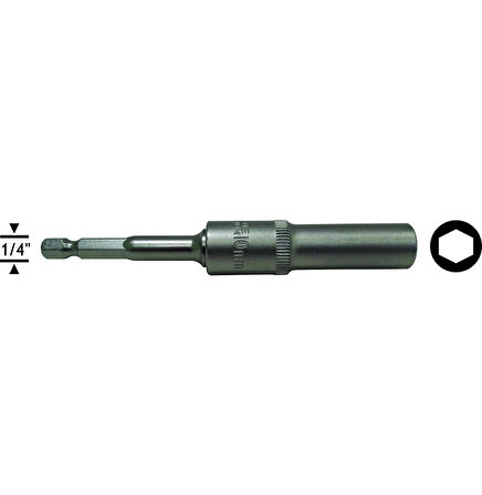 Proscr SCR03091 1/4*115*8mm Bits Somun Adaptörü