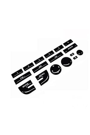 Linea Punto Fiorino  Uyumlu  Nemo Bipper Teyp Tuşu Piano Black Kaplama