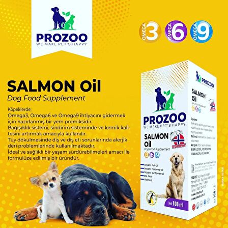 Samon Yağı Köpek 100 Ml