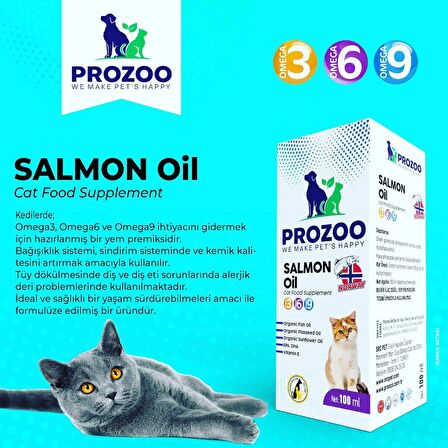 Somon Yağı Kedi 100 Ml