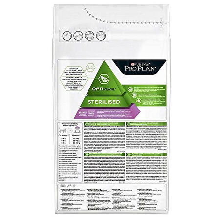 Pro Plan Sterilised Hindili Kedi Kısırlaştırılmış Maması 3 Kg