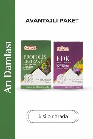 Arı Damlası 2'li Macun Setleri –Propolis Ekstraktlı-Enginar-Deve Dikeni-Karahindiba İçerikli Macun
