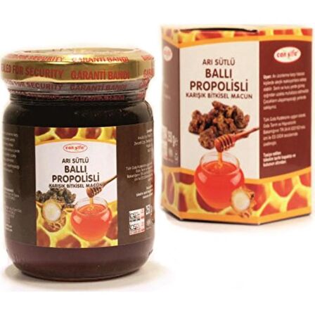 CAN ŞİFA ARI SÜTÜ BALLI PROPOLİSLİ MACUN 240 GR