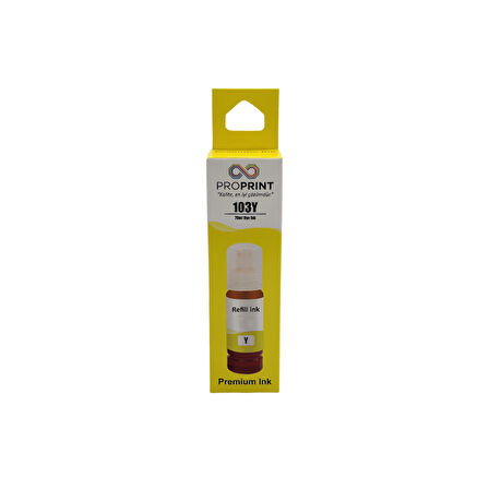 ProPrint Epson L5296 Sarı Muadil Mürekkep 103 - 70 ML