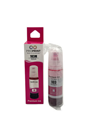 ProPrint Epson L1210 Kırmızı Muadil Mürekkep 103 - 70 ML
