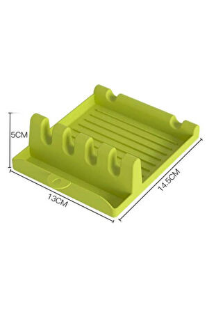 Çok Amaçlı Kaşık Altlığı Kepçe Altlığı Kapak Tutucu
