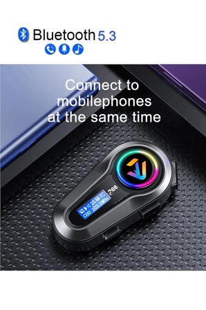Radyo Özellikli Kask Kulaklık Q-08P Su Geçirmez Bluetooth Motosiklet Radyolu Bluetooth Kulaklık