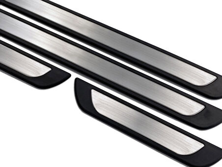 Citroen C4 Krom Kapı Eşik Koruması Krom Line 2004-2010 4 Parça