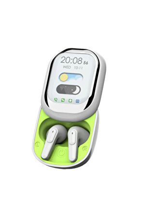 Kulak İçi Kulaklık Akıllı LED Ekran Renkli Dokunmatik Ekranlı Kablosuz Bluetooth Kulaklık PR-SE-ONE