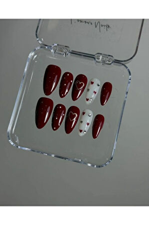 12'li Hazır Takma Tırnak (Yanında Bant Yapıştırıcı ile Birlikte)