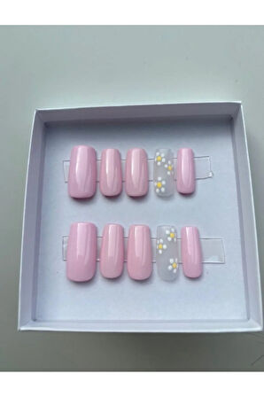 12'li Hazır Takma Tırnak (Yanında Bant Yapıştırıcı ile Birlikte)