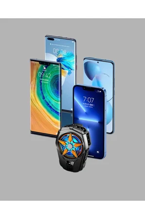 Oyuncu Telefon Soğutucu Radyatör Type-C Bağlantılı 2 Kademeli Dijital Kontrollü