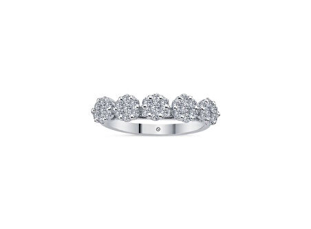 LUXURY COLLECTİON 0,77ct Tasarım Beştaş Yüzük
