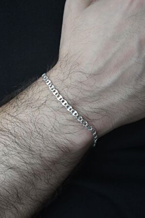Gemici Bileklik 925 Ayar Gümüş 5 MM