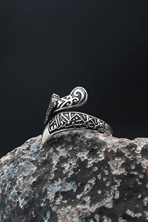 Zülfikar Hz. Ali'nin Kılıcı Erkek Yüzüğü 925 Ayar Gümüş 901366