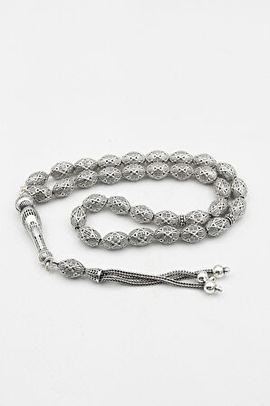 Erkek 925 Ayar Gümüş Tesbih Büyük Boy -27 Gr- 901700