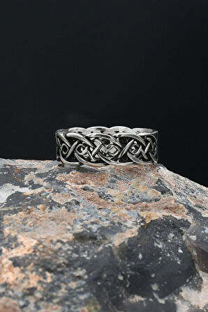 925 Ayar Gümüş Erkek Alyans Yüzük 901899