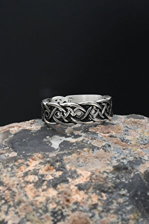 925 Ayar Gümüş Erkek Alyans Yüzük 901899