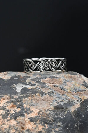 925 Ayar Gümüş Erkek Alyans Yüzük 901899