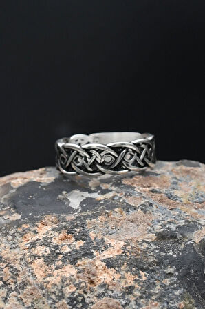 925 Ayar Gümüş Erkek Alyans Yüzük 901899