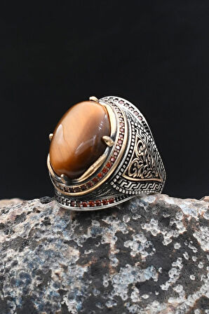 Kaplangözü Taşlı 925 Ayar Gümüş Yüzük Zirkon Taş Süslemeli 902022