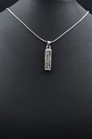 Cevşen Hz. Ali Zülfikar Kılıcı 925 Ayar Gümüş Kolye Zincir 902138