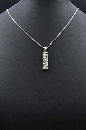 Hz. Ali Zülfikar Kılıcı Cevşen 925 Ayar Gümüş Kolye Zincir 902139