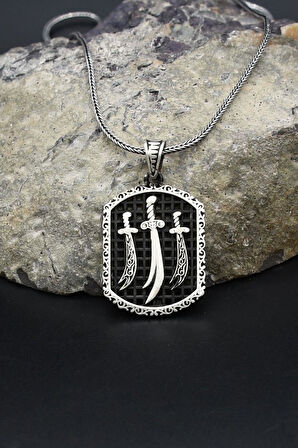 Hz. Ali Zülfikar Kılıcı 925 Ayar Gümüş Kolye Zincir 902386