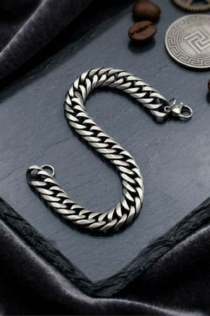 Paslanmaz Çelik Gemici Model Bileklik 10Mm 902945