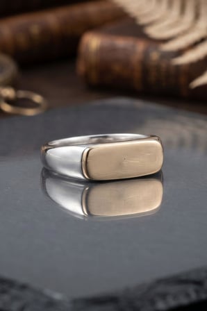 Sade Kasa 925 Ayar Gümüş Yüzük 903067