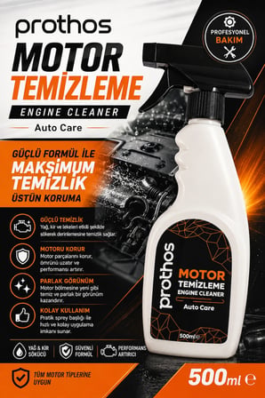 Prothos MOTOR TEMİZLEYİCİ SPREY 500 ML