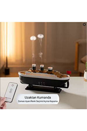Titanic Aromaterapi Hava Nemlendirici Işıklı Kumandalı