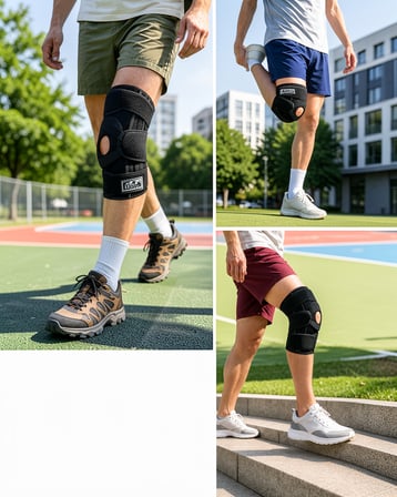 Ayarlanabilir Cırtlı Silikon Pedli Ligamentli Dizlik PRTPATELLADIZLIK-1