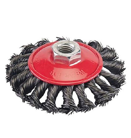 Partner PT03029 100*M14 Gri Burma Telli Daire Fırça