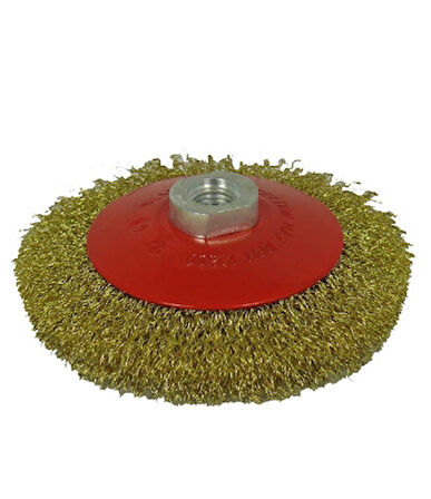 Partner PT03031 100*M14 Sarı Telli Daire Fırça
