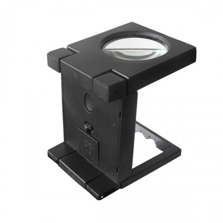 Özel Seri Mercek Görme Aracı Ofis Gereci Masaüstü 2 Ledli Proje Okuma Katlanır Plastik 25x90mm
