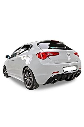 Alfa Romeo Giulietta  Uyumlu Arka Tampon Eki - Difüzör Plastik