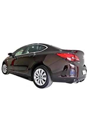 Opel Astra J Sedan 2013 Sonrası Arka Tampon Eki - Difüzör (plastik)