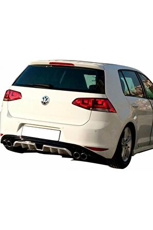 Golf 7 (2012-2016) Custom Arka Tampon Eki - Difüzör (plastik) Uyumlu