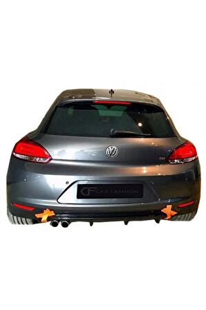 Volkswagen Scirocco (2009-2014) Arka Tampon Eki - Difüzör (plastik)