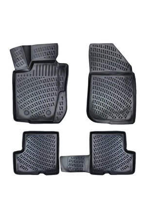 Dacia Duster 4x2 2014 Araca Özel Tasarım 3D Havuzlu Paspas