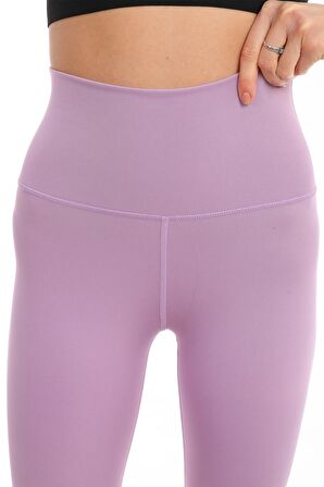 Kadın Yüksek Bel Dalgıç Kumaş Push Up Mat Toparlayıcı Esnek Biker Spor Kısa Şort Tayt