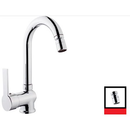 PSA NİL MİX KUĞU LAVABO BATARYASI (BİDE UÇLU) PS1004